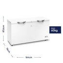 Congelador Horizontal 508Lt Blanco EFC50W3HTW
