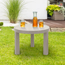 Mesa Auxiliar Baru Redonda Taupe 12958