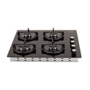 Cubierta Haceb 60x51 cm 4 Puestos Gas Natural Negro 9003424