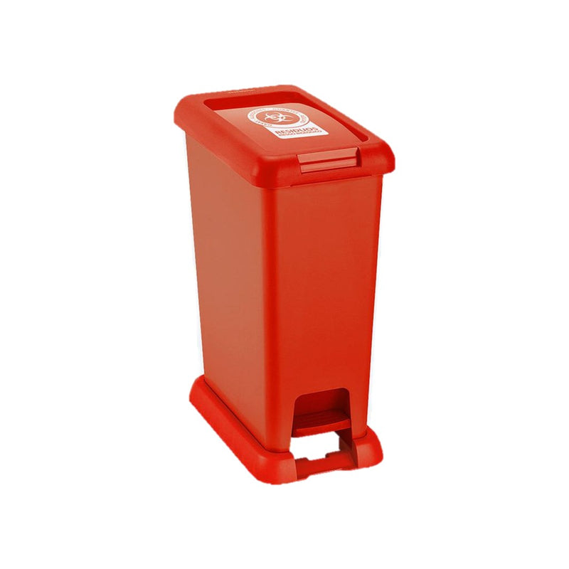 Basurero Pedal 35 Litros Rojo 12223