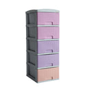 Practimueble Colplast Pequeño x5 Crochet Rosa Mix 1420