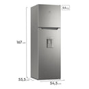 Nevera No Frost Top Mount 251LT Silver ERT28F3C4BS