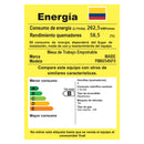 Cubierta de empotrar a Gas Natural 60x50CM 4 Puestos H 110V Inoxidable PM6054NF0