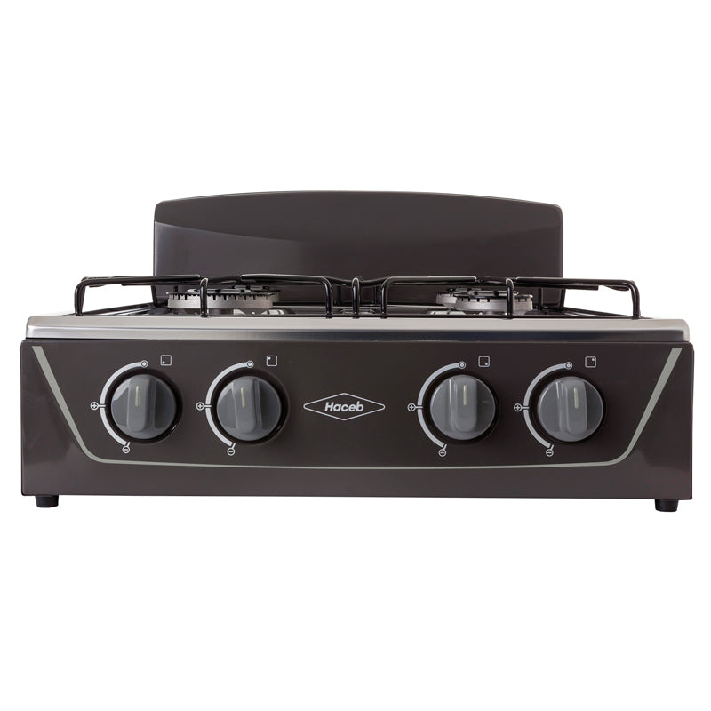 Sobremesa Avellana de 4 puestos con torre color plata - Gas Propano 9001807