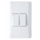 Interruptor Doble Duomo Blanco 15011