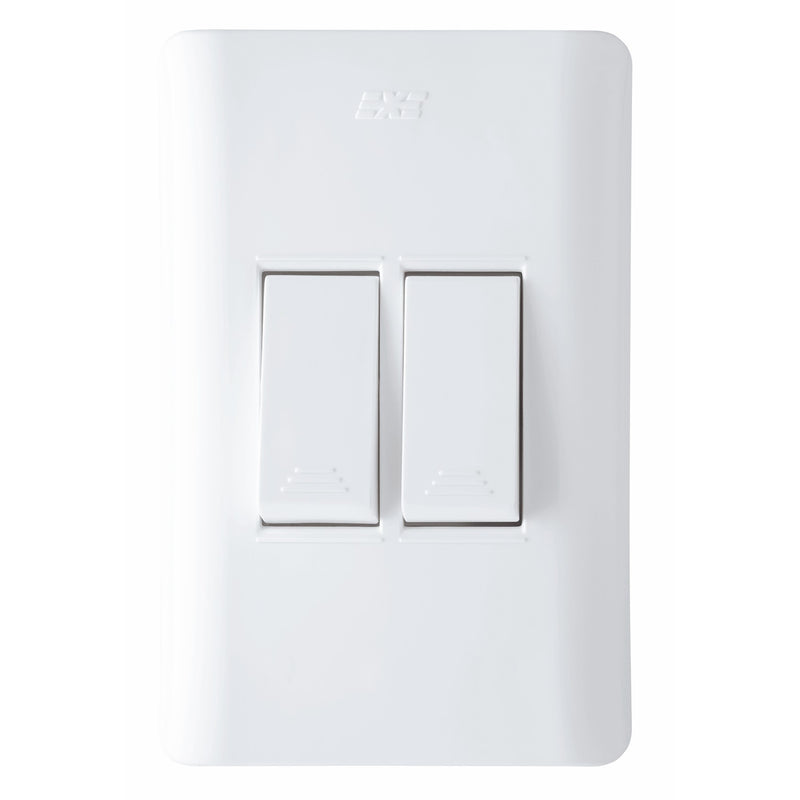 Interruptor Doble Duomo Blanco 15011