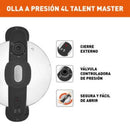 Olla a Presión Imusa Talent 4Lt Acero Inoxidable P3534232