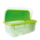 Porta vajilla Gigante con Tapa Cúpula - Verde Limón 843