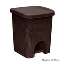 Papelera Mimbre 20Lt Cafe 07572CAFE