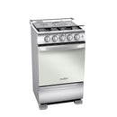 Estufa de Piso 4 Puestos 19" 110V Inox con Tapa de Vidrio TX1G-7CON