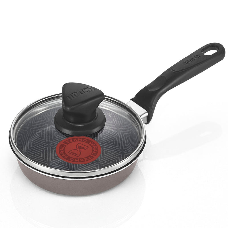 Cacerola IMUSA Talent Antiadherente 12cm con Tapa de Vidrio 0382700