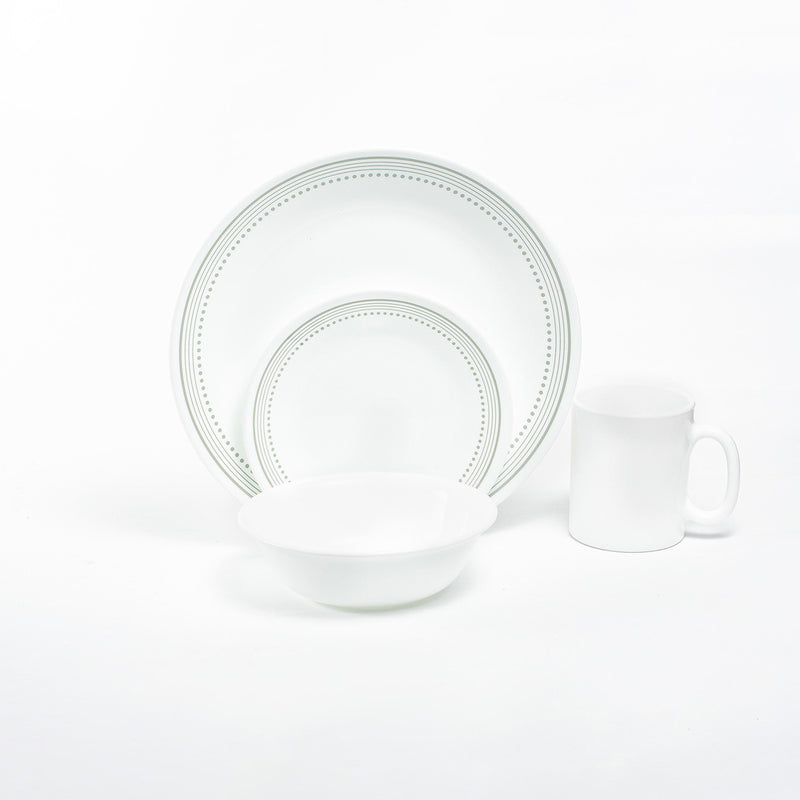Vajilla Corelle 4 Puestos 16 Piezas Mystic Gray 1119398