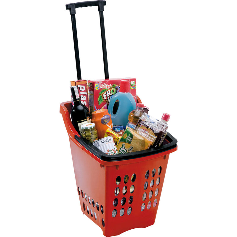 Cesta Transportadora Móvil rojo 6174