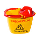 Balde Con Escurridor de 14 Litros Con Imprenta "Precaución" 1335200