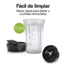 Licuadora Personal 2 Vasos 410 ml Negro 51160J-MX