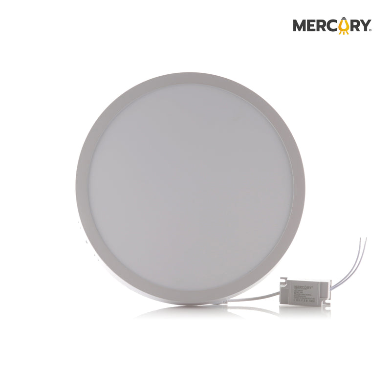 Panel LED de 24 Watts 10" Blanco Redondo para Sobreponer x 1 Unidad. IPL24