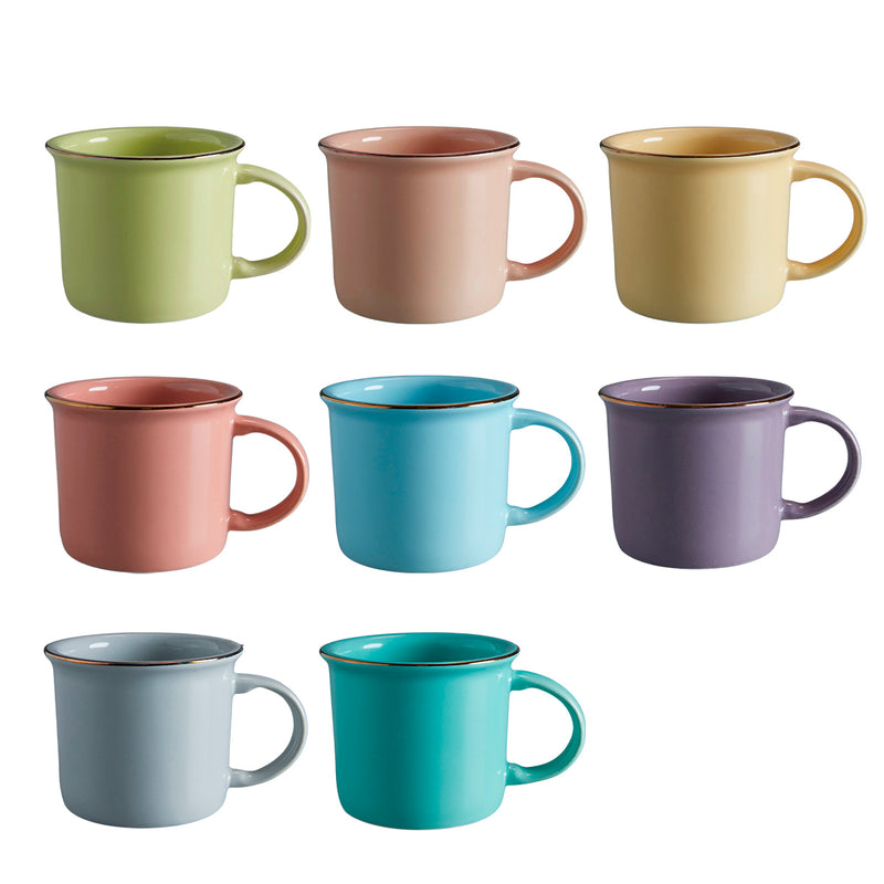 PL1964406008   Mug de 280cc Macarrón Multicolor - Caja x 8 unidades