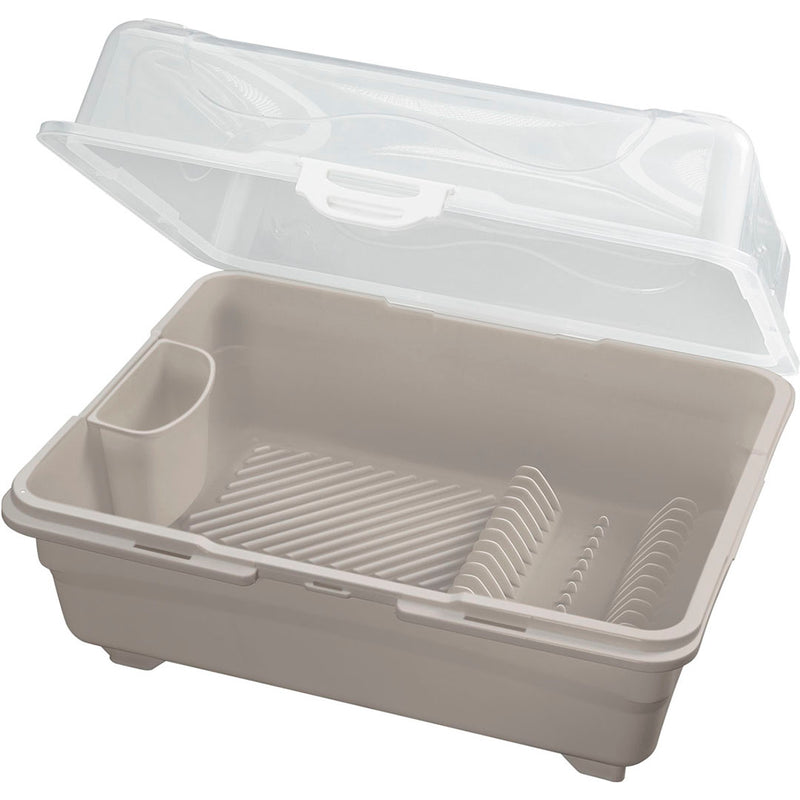 Porta vajilla + Escurridor Taupé 9645