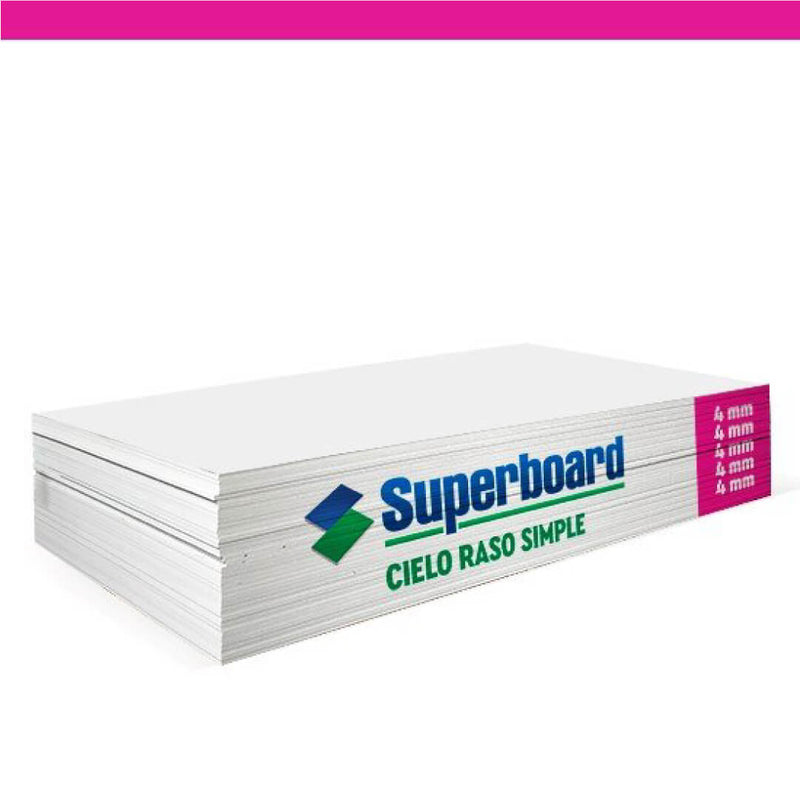 Superboard cielo raso sple 1220x2440x4mm