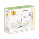 Set Decanter y Vasos Rio Rocks Cristar Decorado Vita Multicolor 5 Piezas 9889EU5VITA