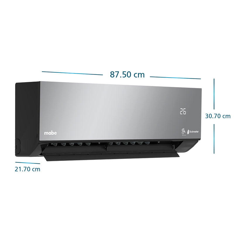 Aire Inverter Mabe 180000BTU 220V Negro Espejo MMI18CDMCCC10