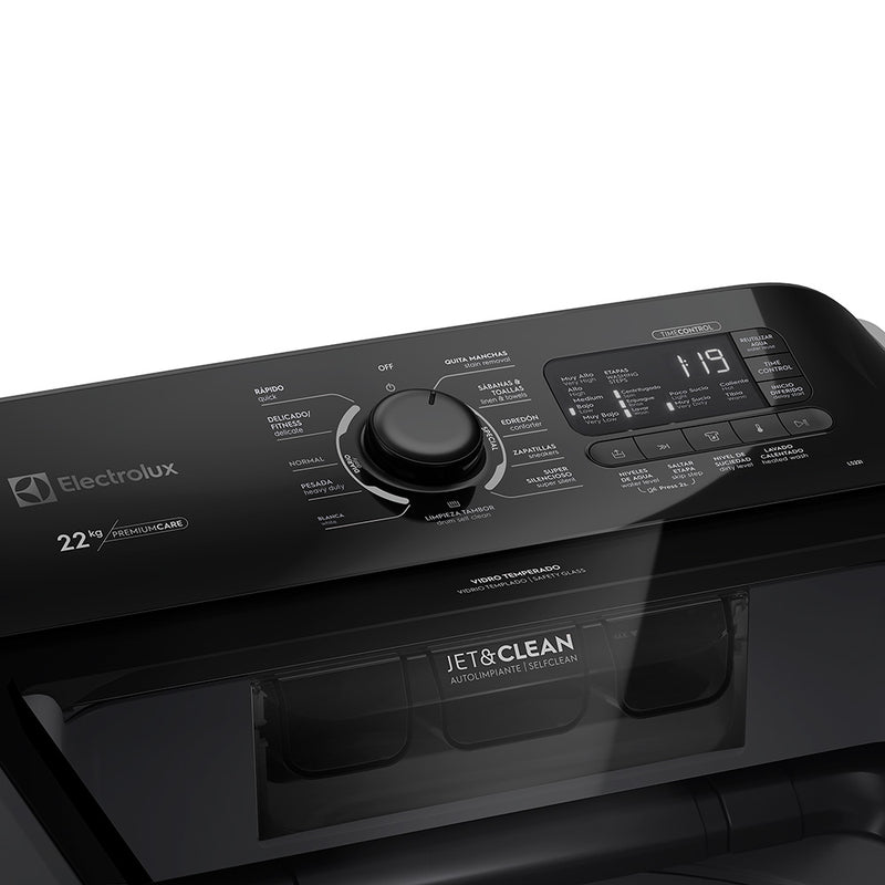 Lavadora Carga Superior de 22Kg Negro LP22I