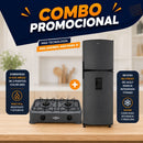 Combo 4 Neveras No Frost 243 Lt Titanio + 2 Sobremesas 2 Puestos COMBO243TITAN