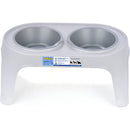 Comedor para Perro Razas Medianas de 0.8LT Gris 13825