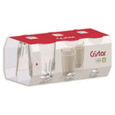 Vaso Cristar Prisma para Jugos 7.25 Oz Transparente 0256ABL12