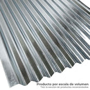 Teja zinc ondulada 0.17mm Calibre 35 0.80x3.048-10" -314401-511000-511451