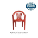 Silla Oasis Espaldar Lineal Rojo 070