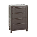 Armario Cajonero Rattan Wengue 7510