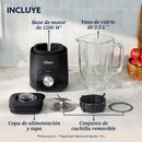 Licuadora Oster Vortex Plus Vaso de Vidrio 2.2L 1200W Negro 2233936