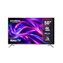Televisor LED Smart Hyundai 4K UHD 50" Roku TV Gris