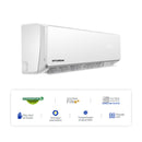 Aire Acondicionado Mini Split Hyundai On/Off 12.000 BTU 220V Blanco HY12K234AC