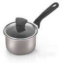Perol IMUSA Talent Gris 10cm 0.5 LT Tapa de Vidrio 0382600