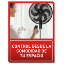 Ventilador Silence Force Control Remoto Pedestal Negro VE7758I0