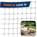 Combo malla gallinero de 1.80 color negro, paga 12 lleva 13 rollos COMBO3100365NGO
