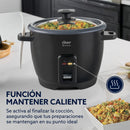 Arrocera Oster 7 Tazas Antiadherente DiamondForce Negro 2212404