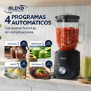 Licuadora Oster Vortex Plus Vaso de Vidrio 2.2L 1200W Negro 2233936