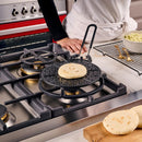 Parrilla para Arepas Hierro Fundido 20 cm Esmaltada Negra 39837