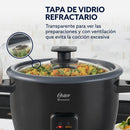 Arrocera Oster 7 Tazas Antiadherente DiamondForce Negro 2212404
