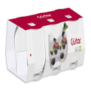 Vaso Sicilia Rocks liso (8 Canastilla x 6 Unidades) 0760CL6