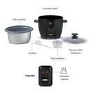 Arrocera Oster 7 Tazas Antiadherente DiamondForce Negro 2212404