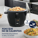 Arrocera Oster 7 Tazas Antiadherente DiamondForce Negro 2212404