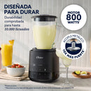 Licuadora Oster Vortex 800W Vaso de Vidrio 1.6L Negro 2233933