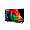 Televisor HYUNDAI 58" Smart Google TV QLED Barra de Sonido HYLED5815SQG