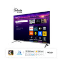 Televisor Smart Hyundai 55" 4K QLED UHD Roku TV Gris HYLED5531QR