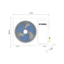 Aire Acondicionado Mini Split Hyundai On/Off 12.000 BTU 220V Blanco HY12K234AC