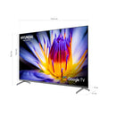 Televisor Hyundai 55" LED Smart 4K UHD Google TV Gris Oscuro HYLED5528G